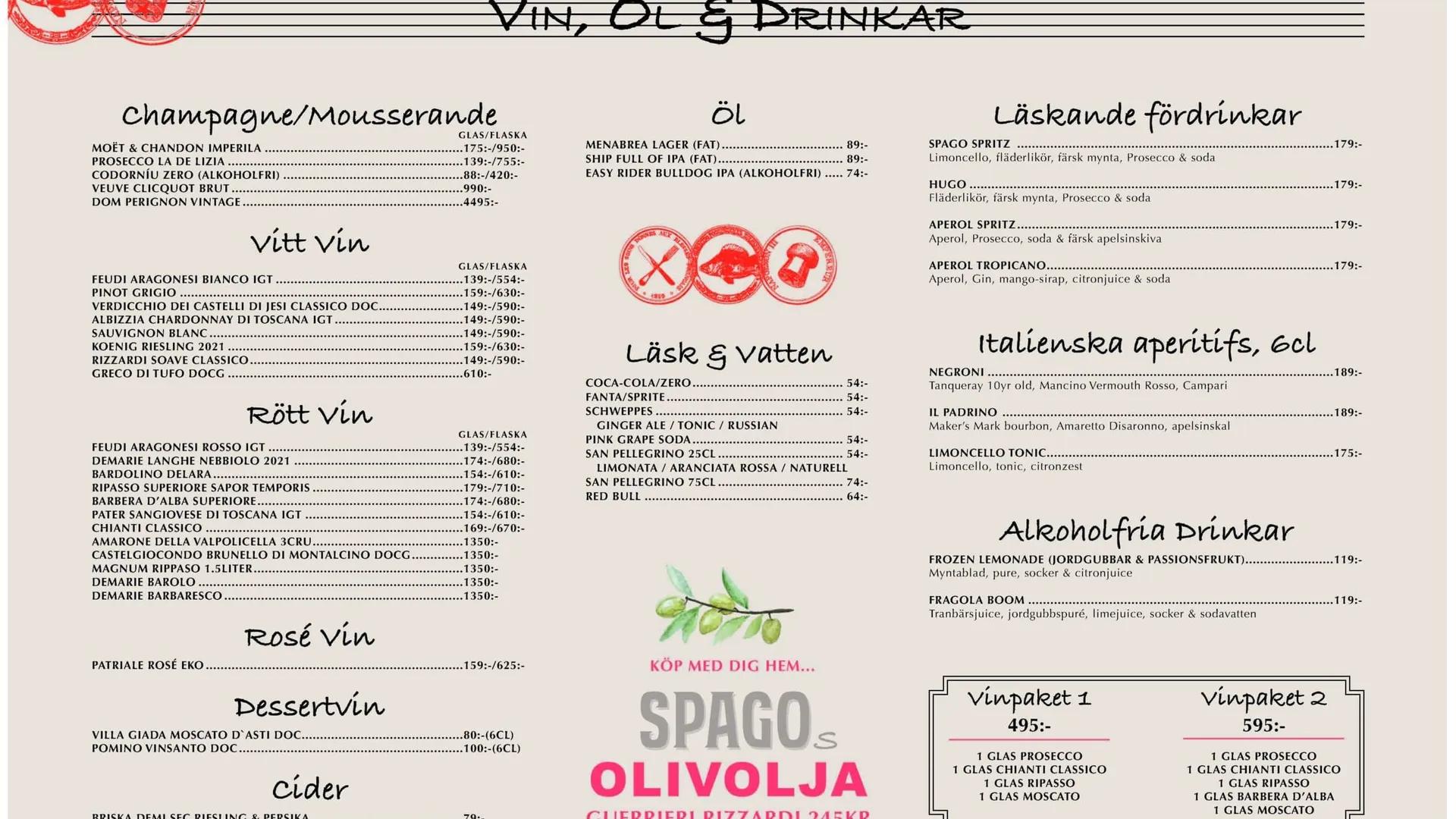 image of SPAGO