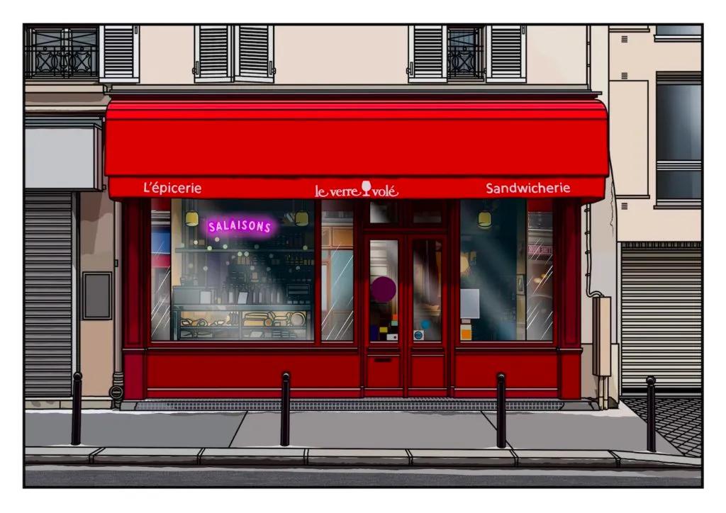 image of LE VERRE VOLÉ