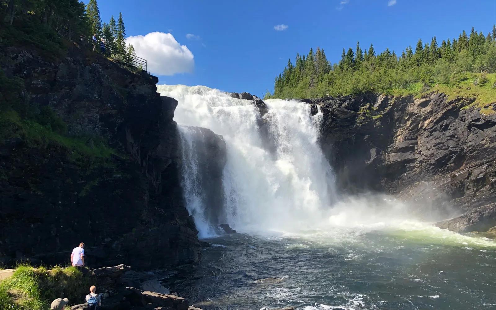 image of Tannforsen Waterfall