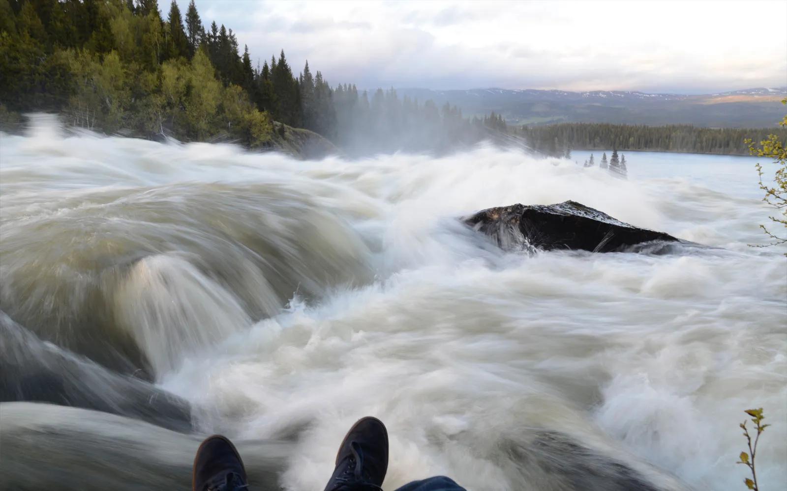 image of Tannforsen Waterfall