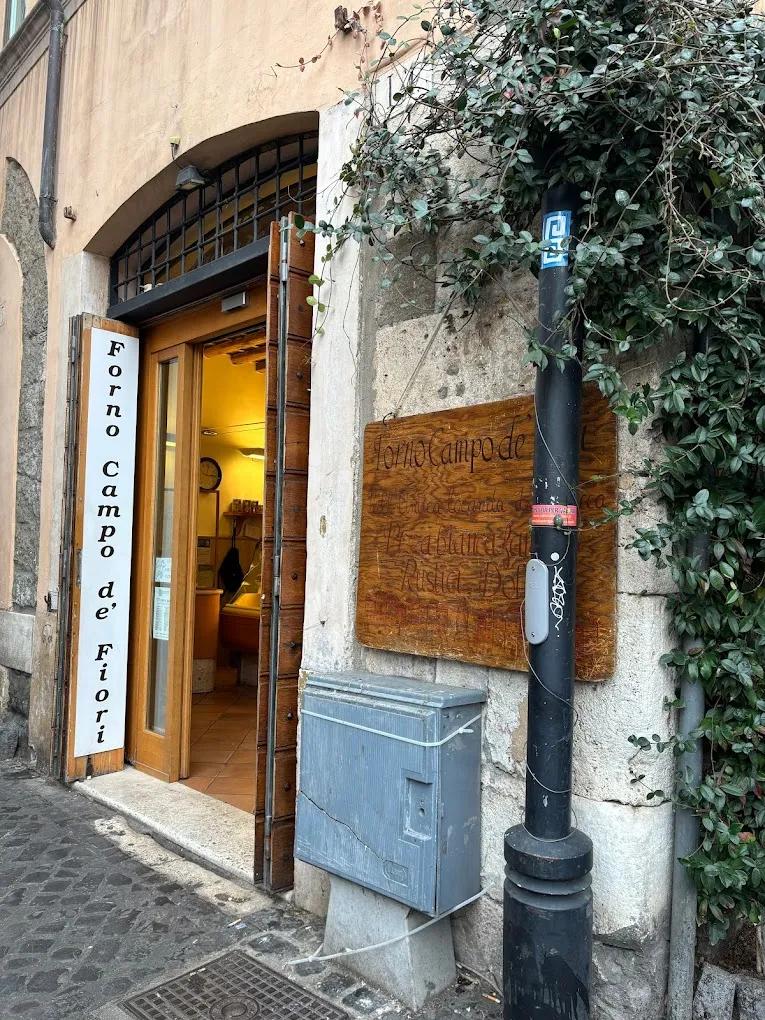 Recommendation for spot Forno Campo de 'Fiori