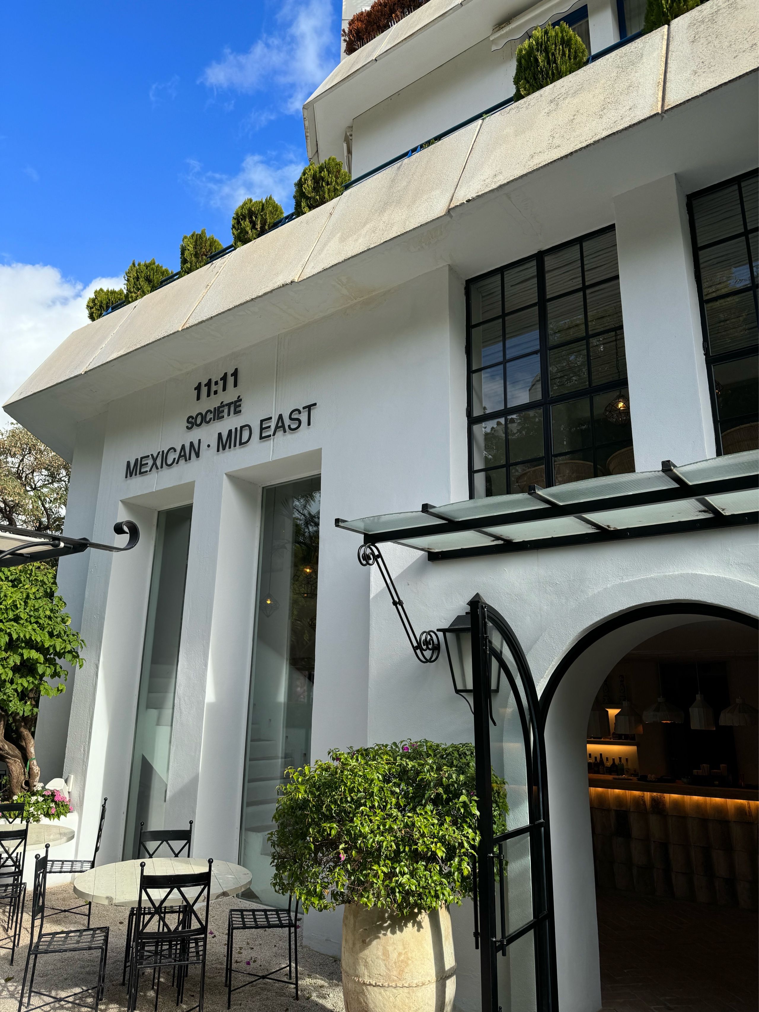 Image of spot 11:11 Société | Mexican & Mid East Restaurant in Marbella recommended by Johnny Edlind