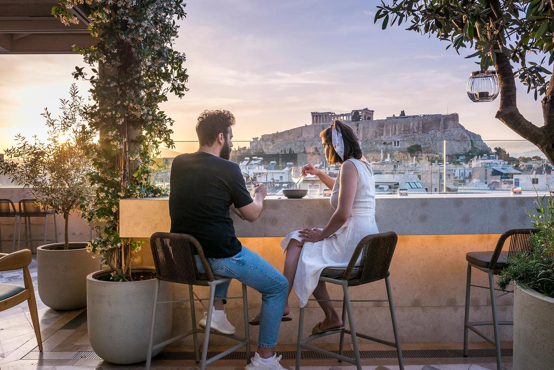 Rooftop bar Athens