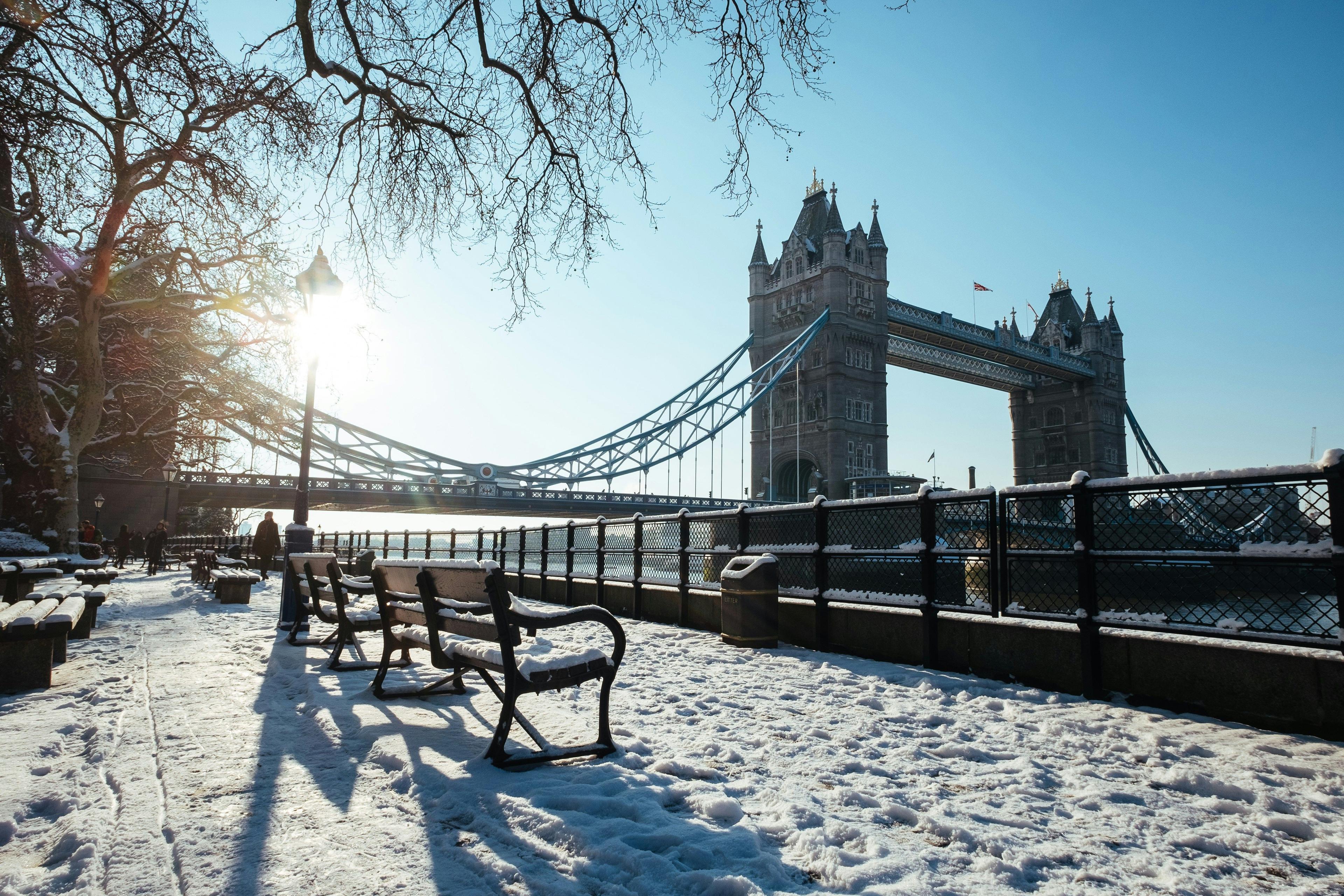 london winter time