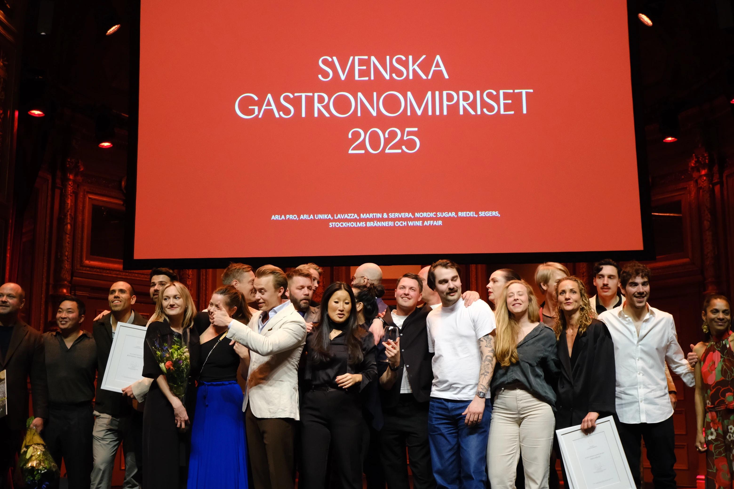 vinnarna av gastronomipriset 2025