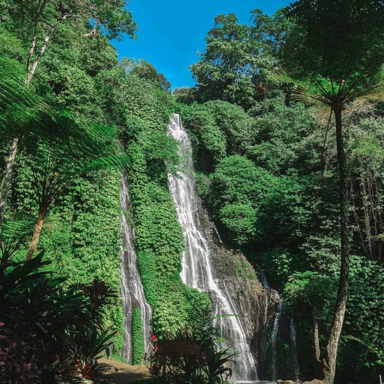 image of Banyumala twin waterfalls