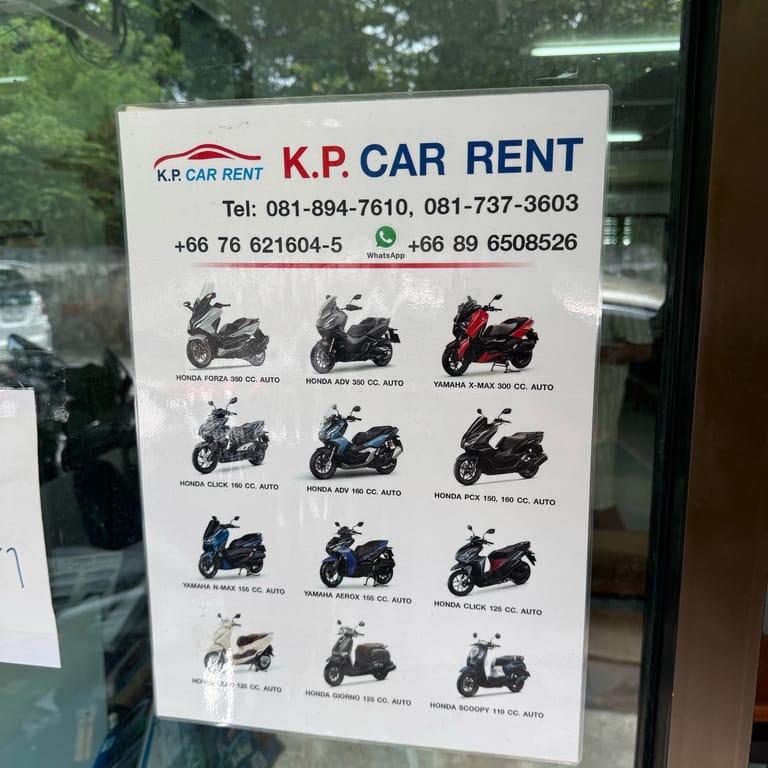 image of K.P. Car Rent Bangtao