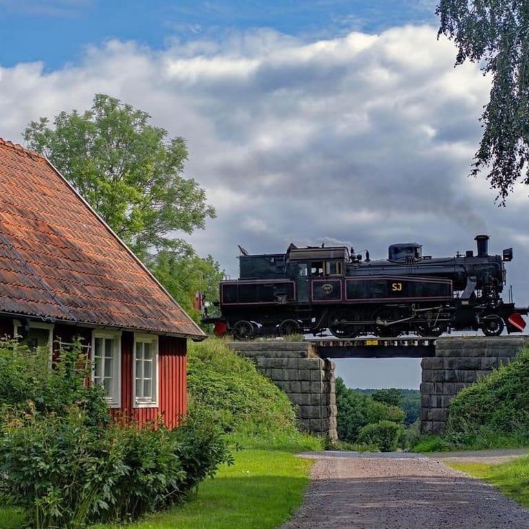 image of Steam train Österlen-museum railway