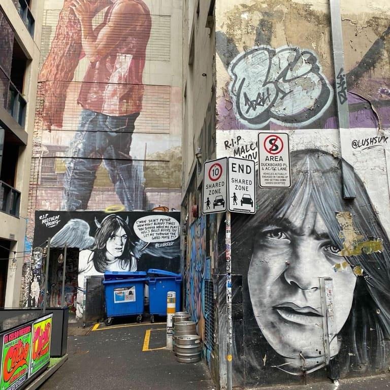 image of AC/DC Lane Graffiti